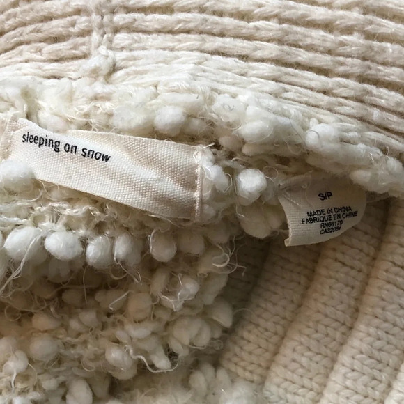 Anthropologie Sleeping On Snow Lodge Cloud Popcorn Knit Open Cardigan - Picture 4 of 8